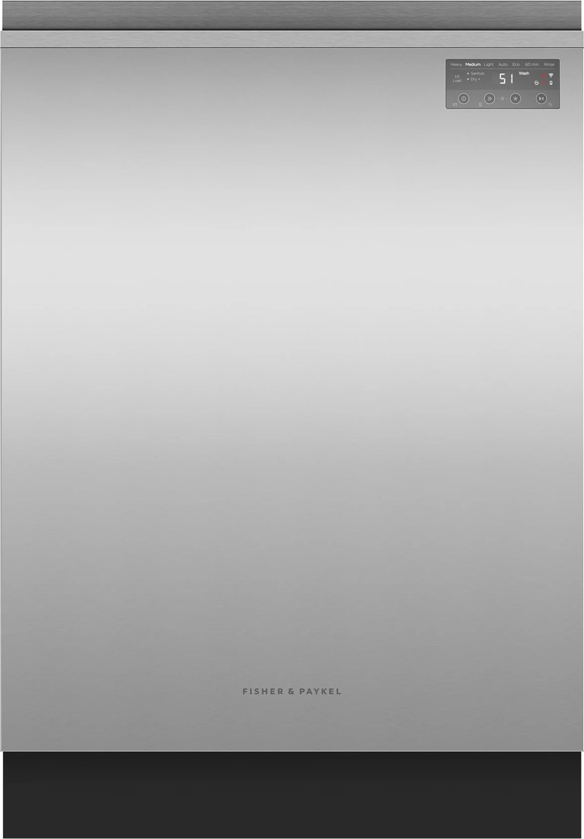 Fisher Paykel DW24UNT2X2 5 Series 24 Inch Stainless Steel Built-In Full Console Dishwasher