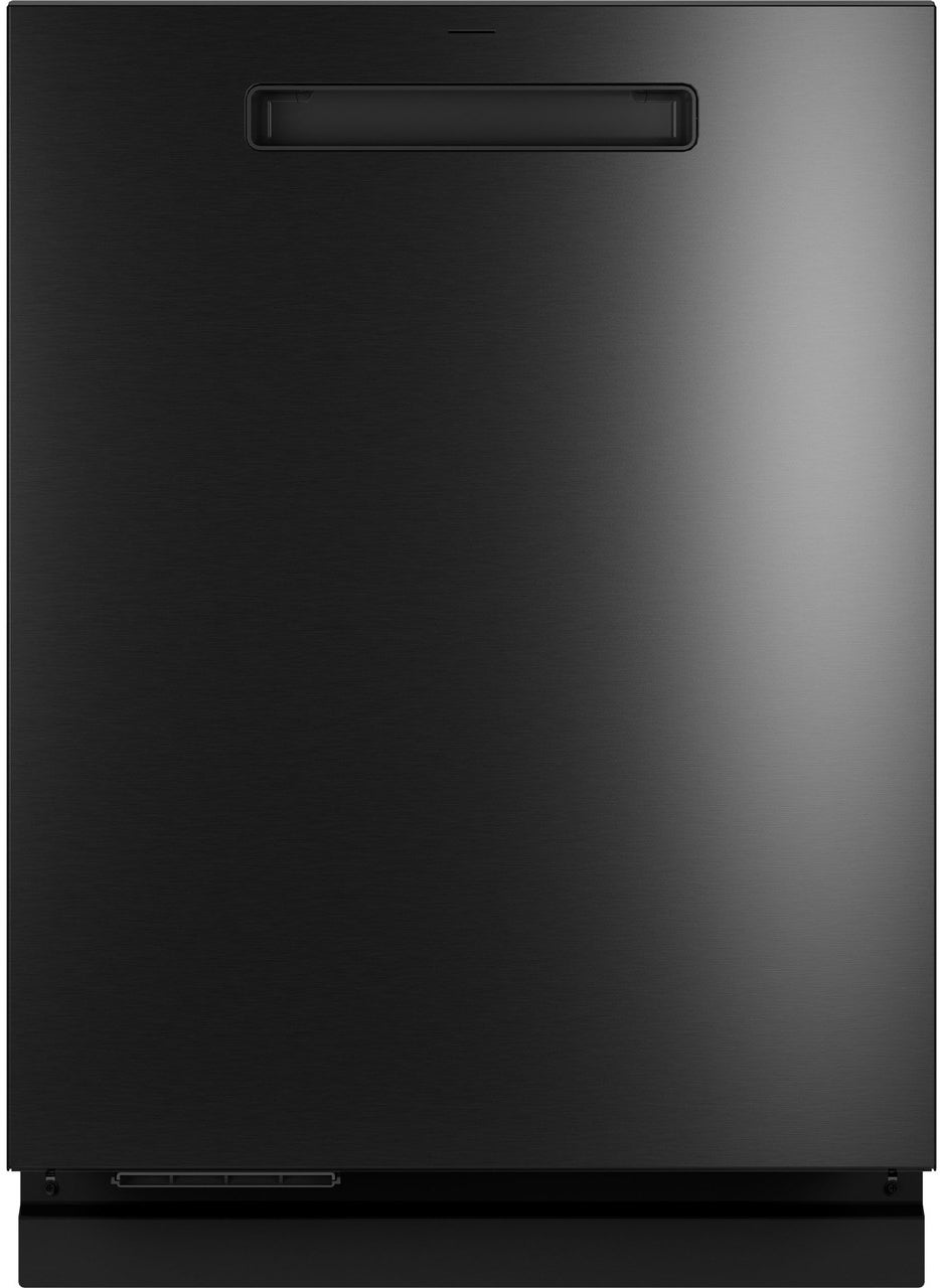 Profile 24 Inch Energy Star Smart UltraFresh System Dishwasher with Microban Antimicrobial Technology with Deep Clean Washing 3rd Rack, Pocket Handle, 42 dBA: Fingerprint Resistant Black Stainless Steel