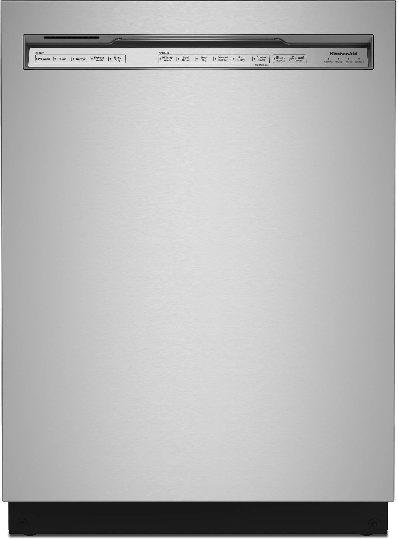 Kitchen Aid KitchenAid 24" PrintSheild Stainless Steel Full Console Dishwasher with FreeFlex