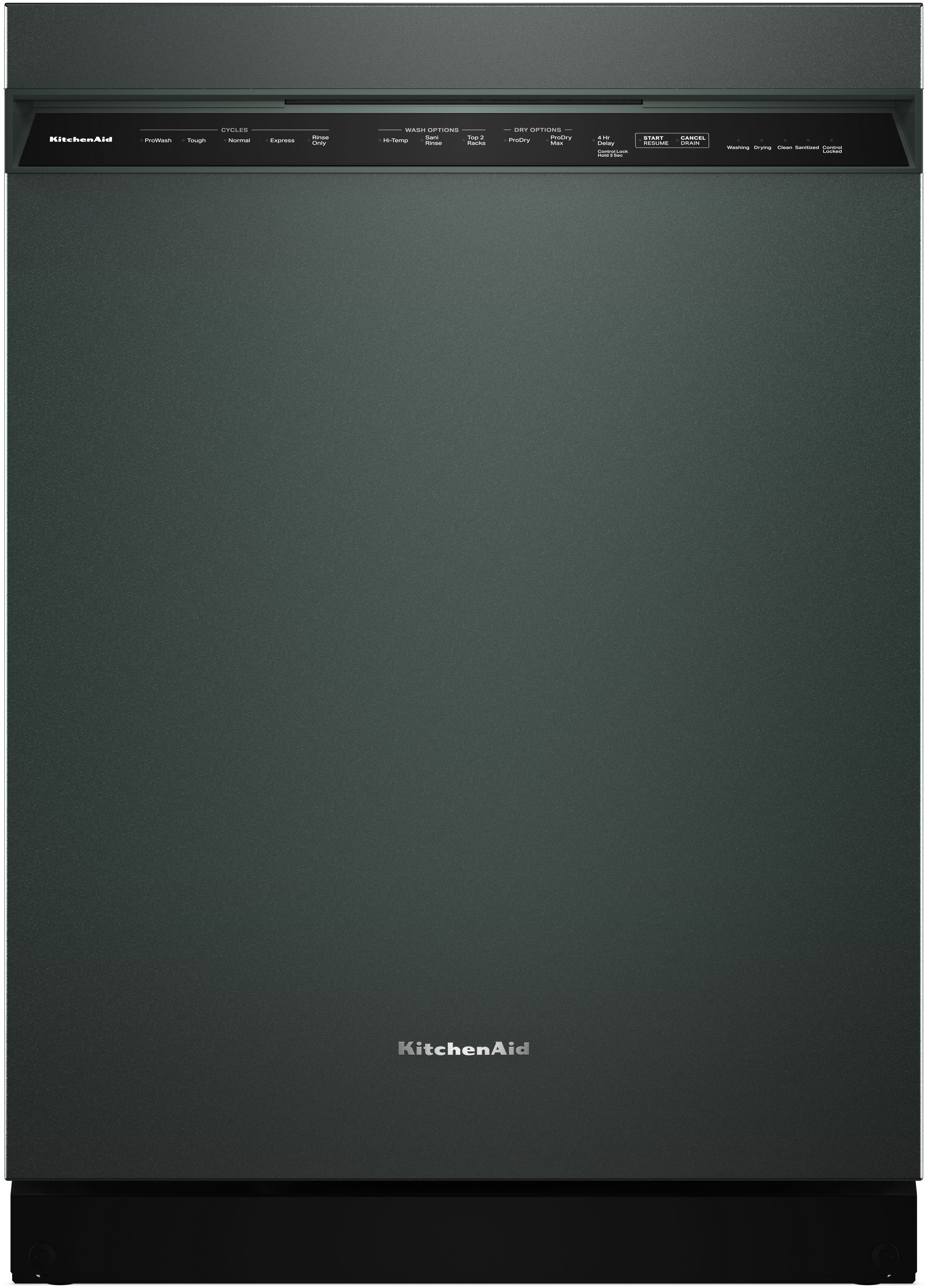 KitchenAid 24 Inch Built-In Dishwasher With Third Level Utensil Rack, 360 Degree Max Jets, ProDry And Front Controls: Juniper