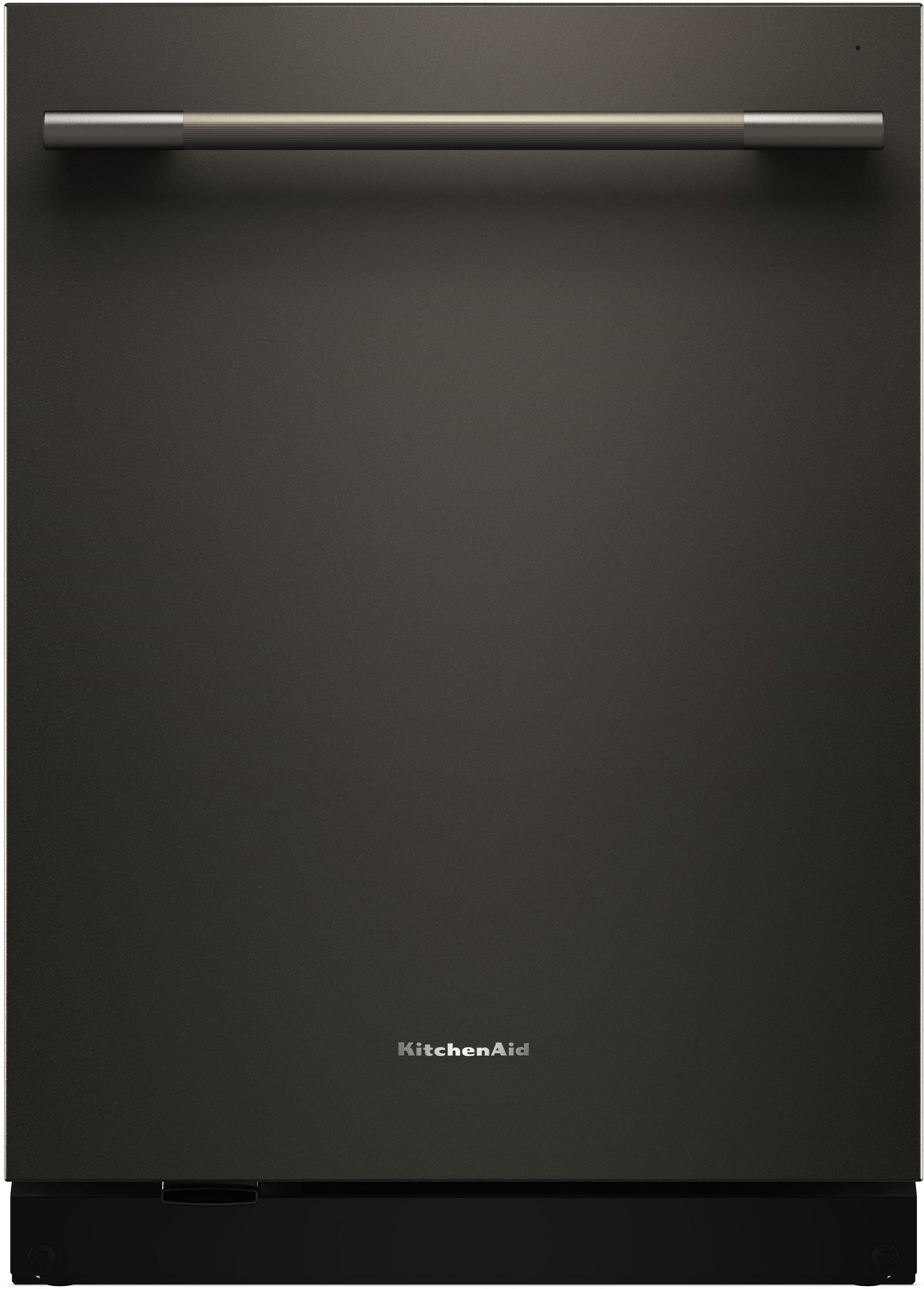 KitchenAid 24 Inch Built-In Dishwasher With Third Level Utensil Rack, 360 Degree Max Jets, Advanced ProDry, Ultra-Bright LED Lighting, 44 dB And Bar Handle: Black Ore
