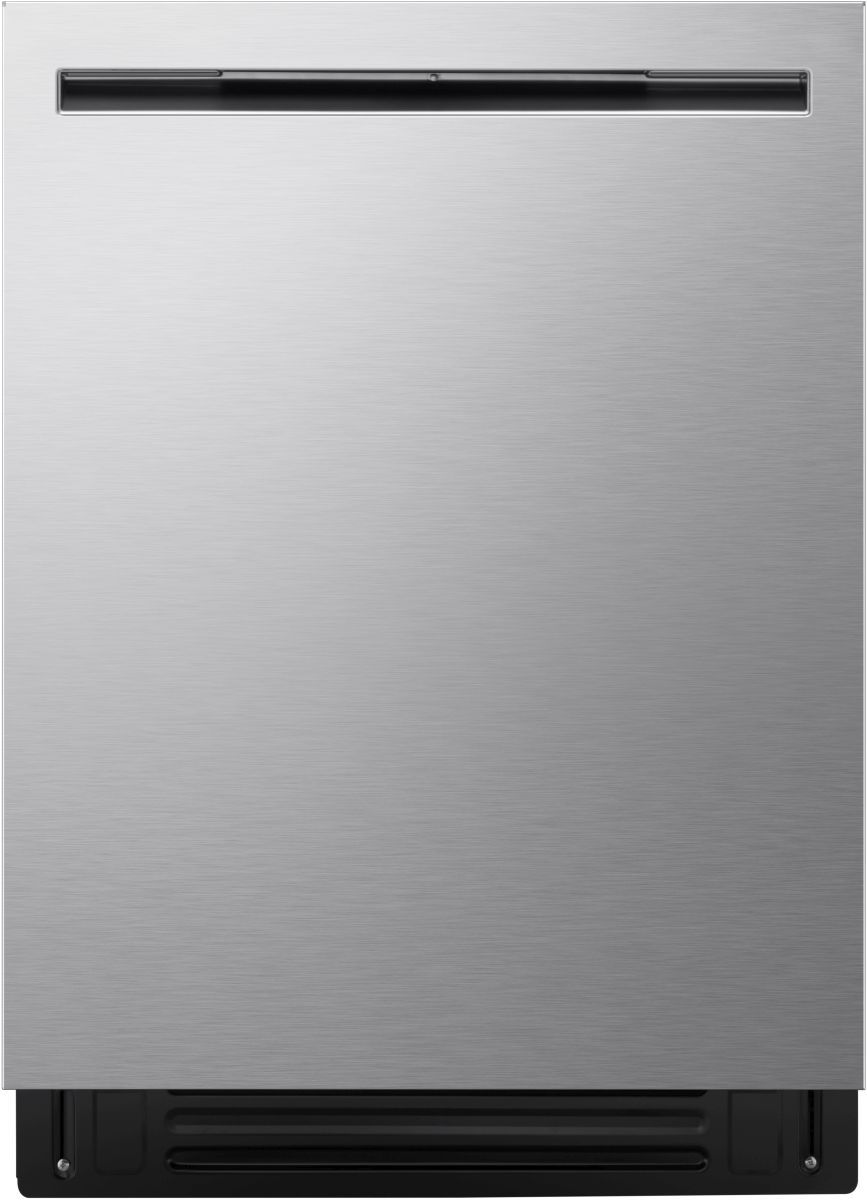 LG 24 Inch Built-In Dishwasher With Flushfit, 1Hr Cycle, Top Control, Pocket Handle, 46 Db, Smart Wi-Fi With Remote Start, Quadwash Pro, Dynamic Heat Dry With Autovent? Dry, Steam, Fixed 3rd Rack, Adjustable Middle Rack, Floor Status Indicator Light: Stainless Steel