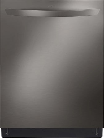 LG Top Control Wi-Fi Enabled Dishwasher with QuadWash Pro: Printproof Black Stainless Steel