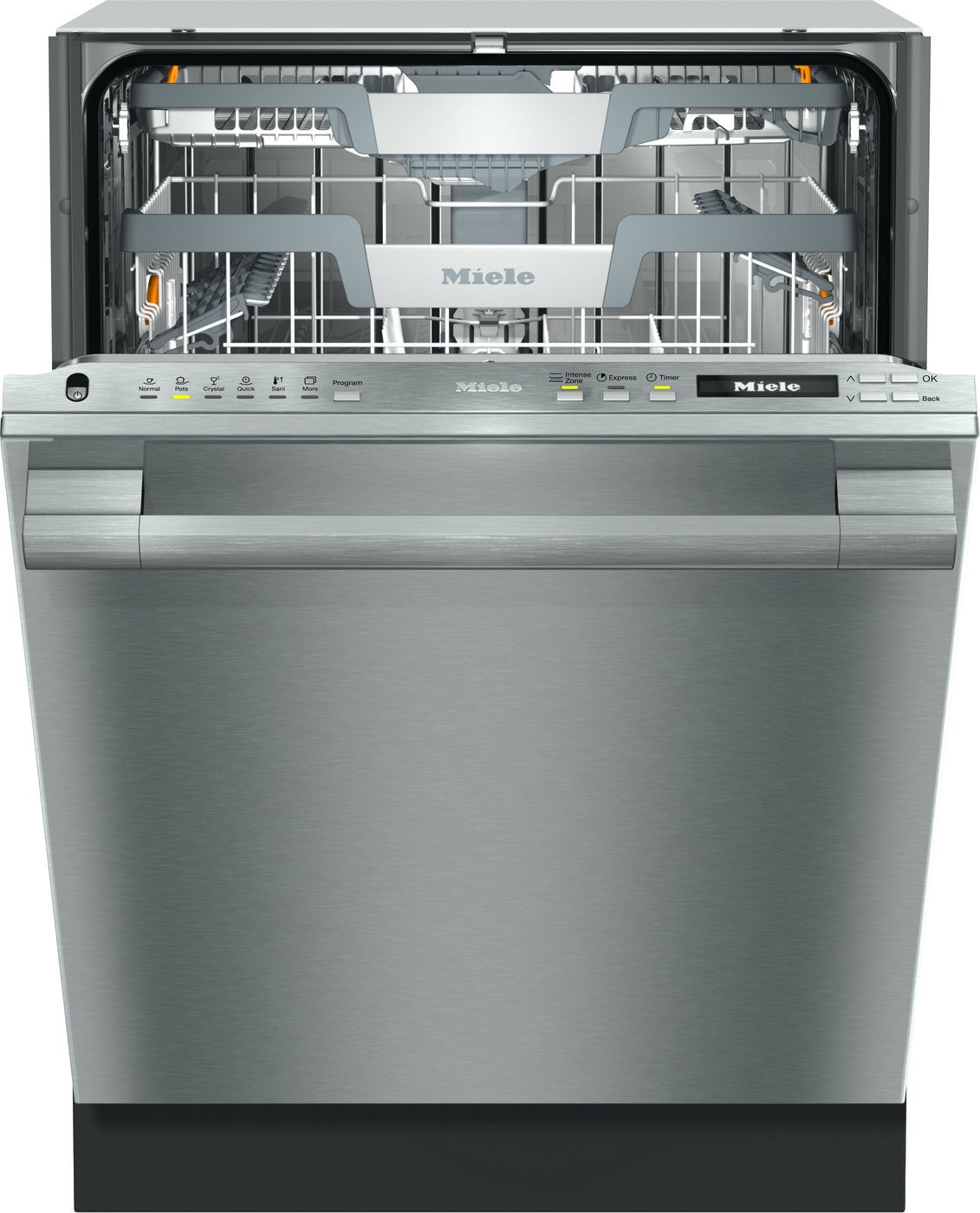 Miele G7156SCVISF 24 Inch Stainless Steel Built In Fully Integrated Dishwasher