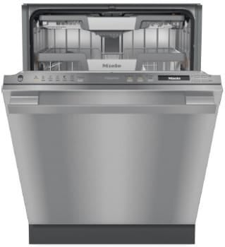 24 Inch Built-In Fully Integrated Dishwasher with 16 Place Settings, 42 dBA, 9 Wash Programs, AutoDos with PowerDisk, WifiConnect with Miele Home, Quick Intense Wash, SaniWash, Delay Start, Pureline Handle and Energy Star Certified: Stainless Steel