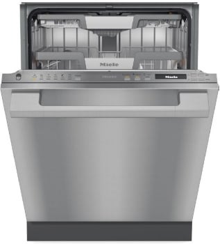 Miele 24 Inch Built-In Panel Ready Fully Integrated Dishwasher with 16 Place Settings, 42 dBA, 9 Wash Programs, QuickIntenseWash, DirectSelect Controls, Water Softener and Energy Star Certified: Stainless Steel