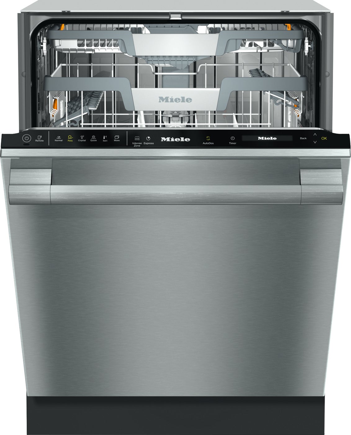 Miele G7366SCVISF 24 Inch Stainless Steel Built In Fully Integrated Dishwasher