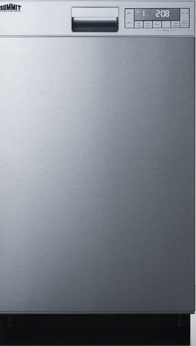 Summit DW18SS4ADA 18 Inch Built-In Full Console Dishwasher