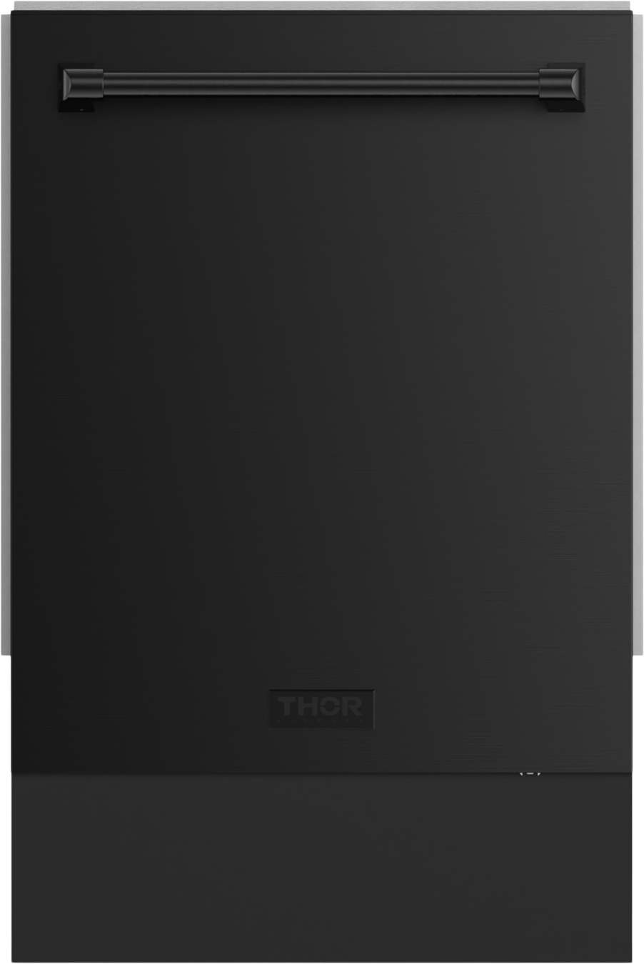 Thor 24 Inch Built-In Fully Integrated Dishwasher with 15 Place Setting Capacity, 3rd Rack, 8 Wash Cycles, 5 Wash Options, Touch Controls, LED Lighting, Status Indicator Lights, Child Lock and ENERGY STAR™ Certified: Matte Black with Black Trim