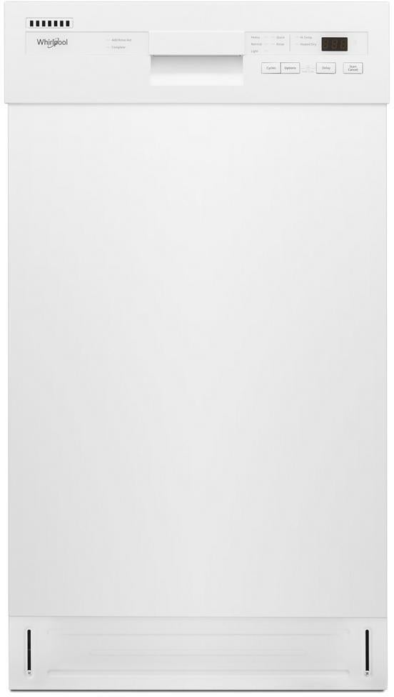 Whirlpool WDPS5118PW 18 Inch Compact Dishwasher White
