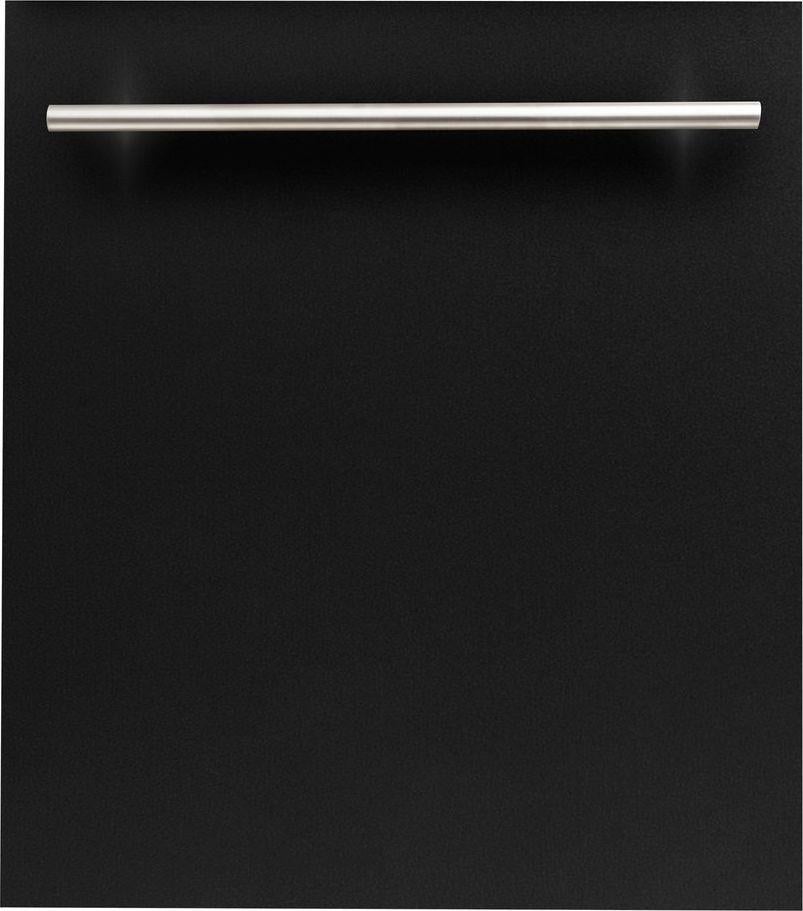Z Line ZLINE DWBLMH24 24 Inch Black Matte Built In Fully Integrated Dishwasher