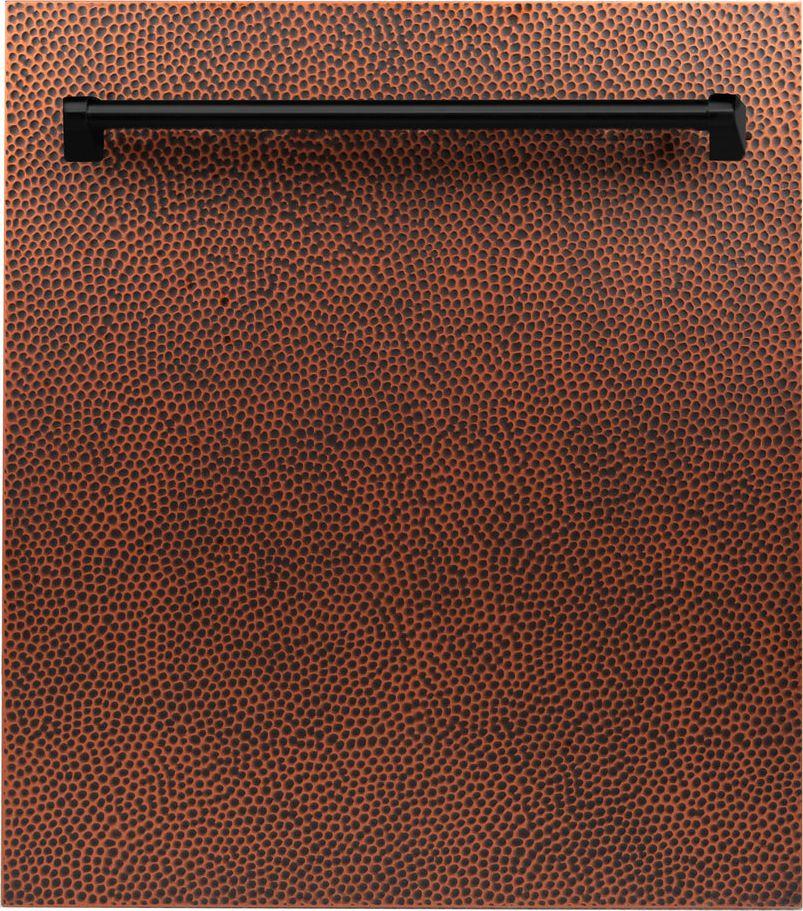 Z Line ZLINE DWHHH24 24 Inch Hammered Copper Built In Fully Integrated Dishwasher