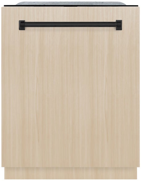 Z Line Autograph Edition 24 Inch 3rd Rack Top Touch Control Tall Tub Dishwasher: Panel Ready With Matte Black Handle