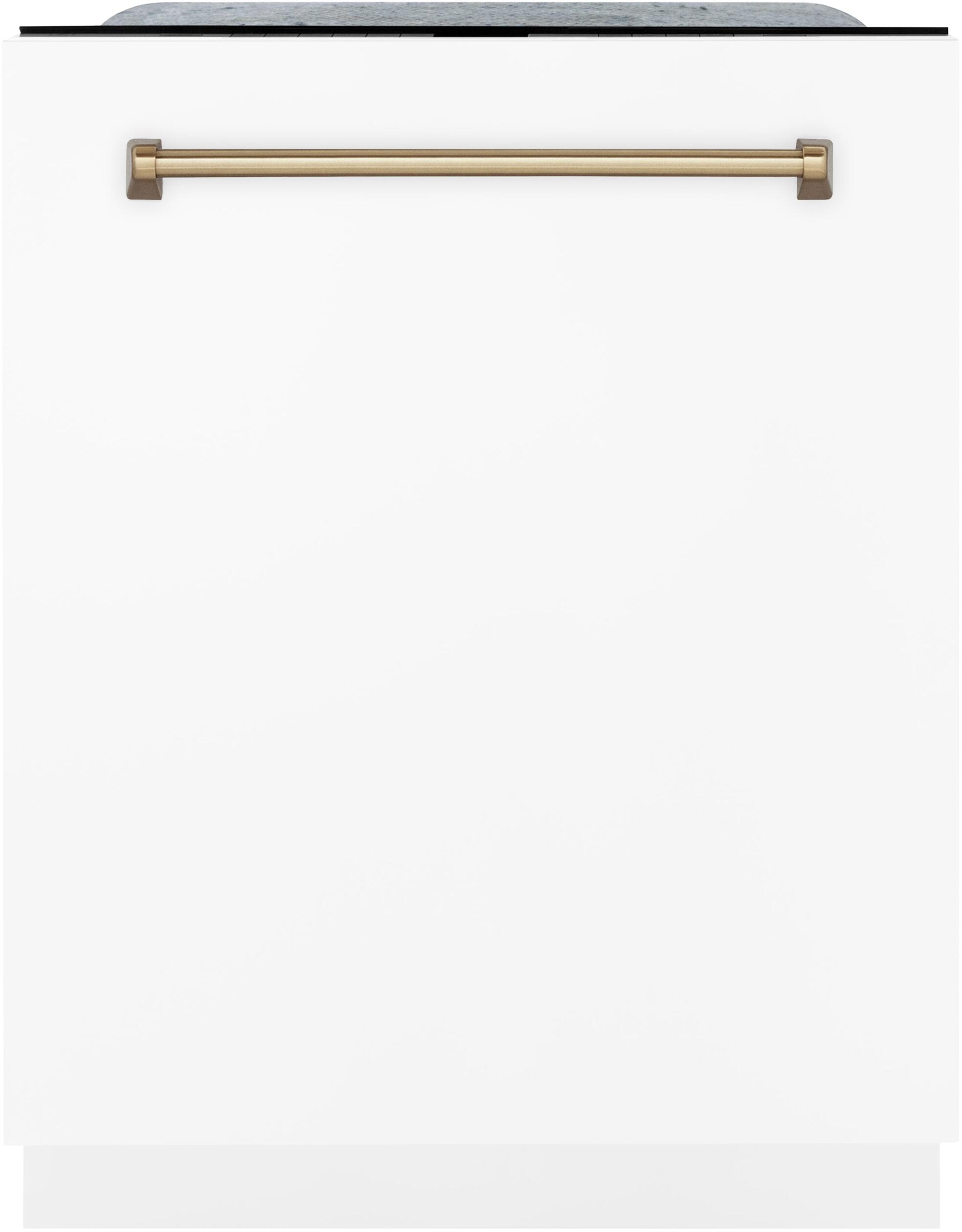 Z Line ZLINE DWMTZWM24CB Autograph Edition Series 24 Inch White Matte Built-In Fully I