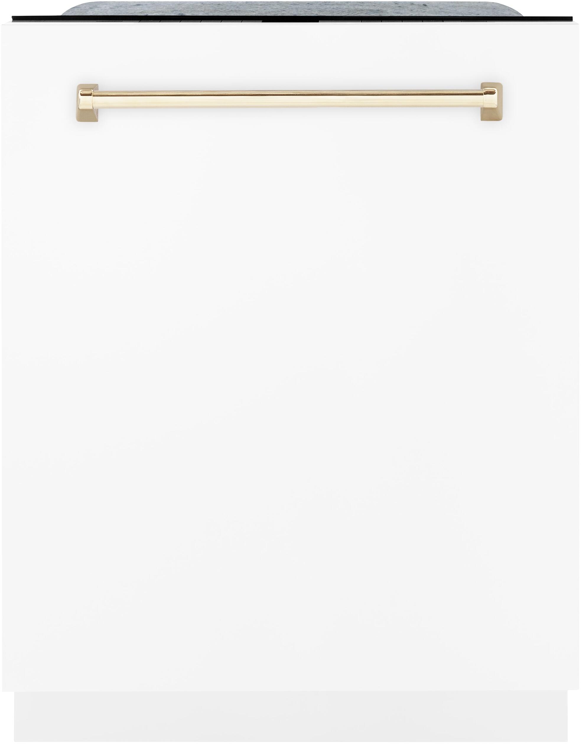 Z Line ZLINE DWMTZWM24G Autograph Edition Series 24 Inch White Matte Built-In Fully In