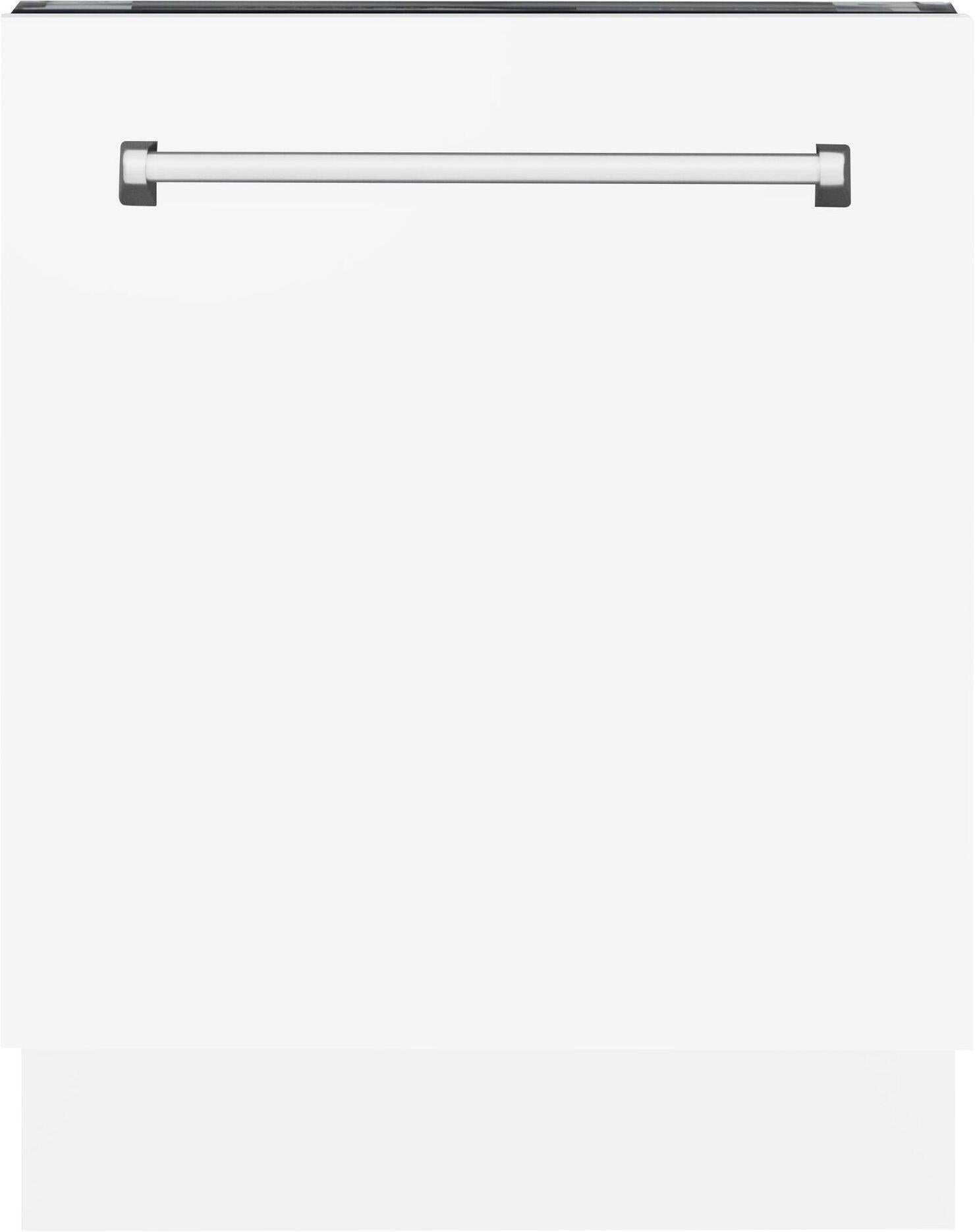 Z Line ZLINE DWVWM24 Tallac Series 24 Inch White Matte Built-In Fully Integrated Dishw