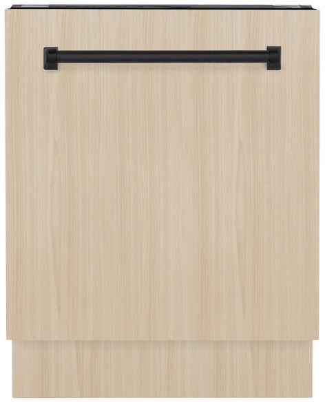 Z Line Autograph Edition 24" 3rd Rack Top Control Tall Tub Dishwasher: Panel Ready With Matte Black Handle