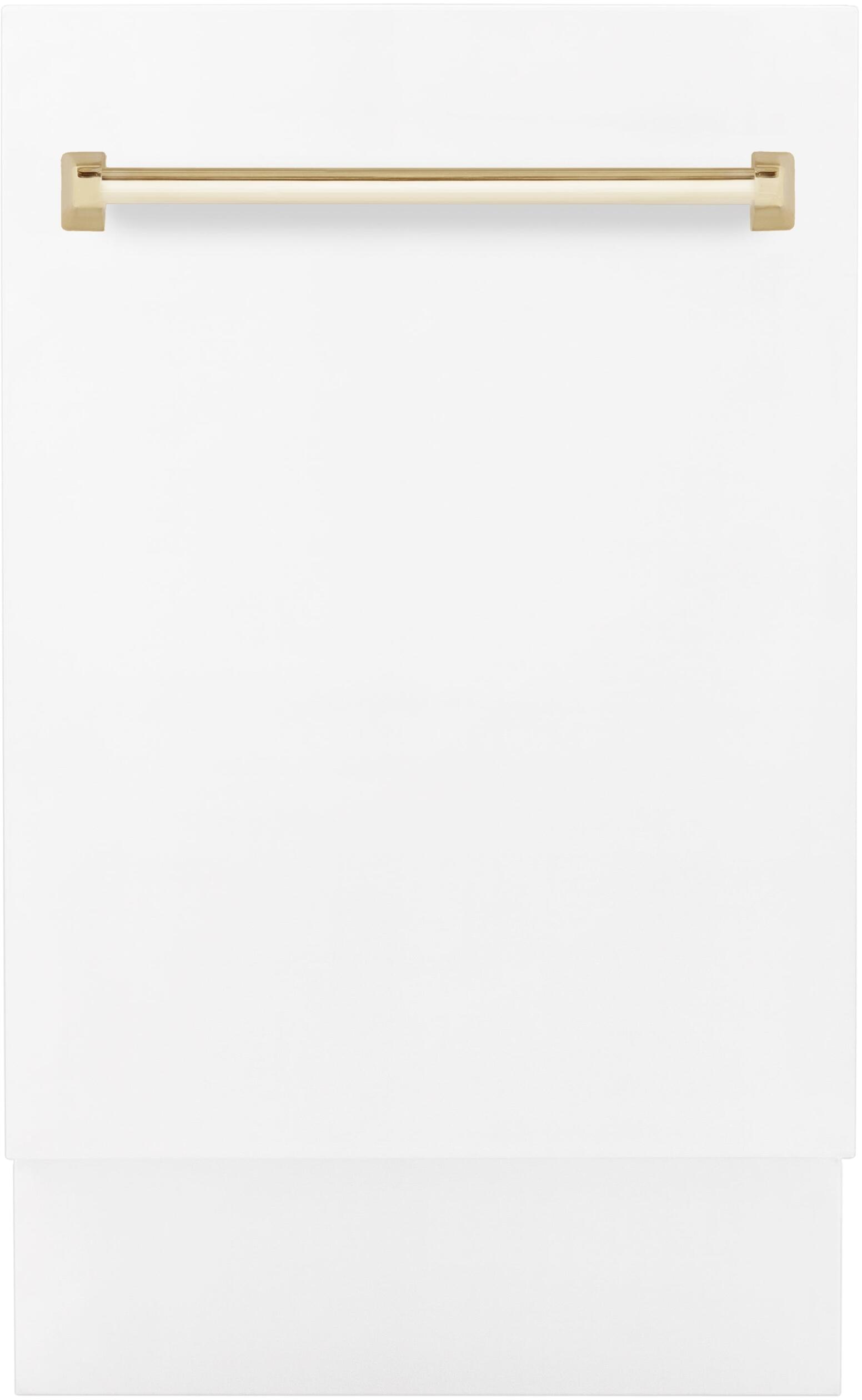 Z Line ZLINE DWVZWM18G Autograph Edition Series 18 Inch White Matte Built-In Fully Int
