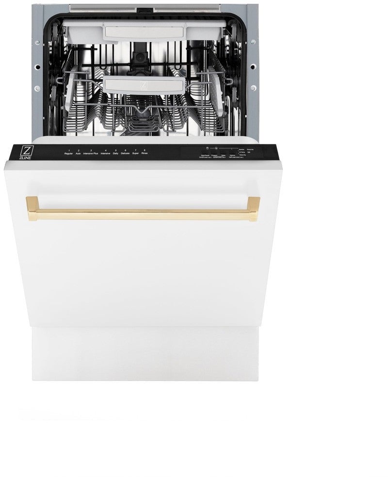 ZLINE DWVZWM18G Autograph Edition Series 18 Inch White Matte Built