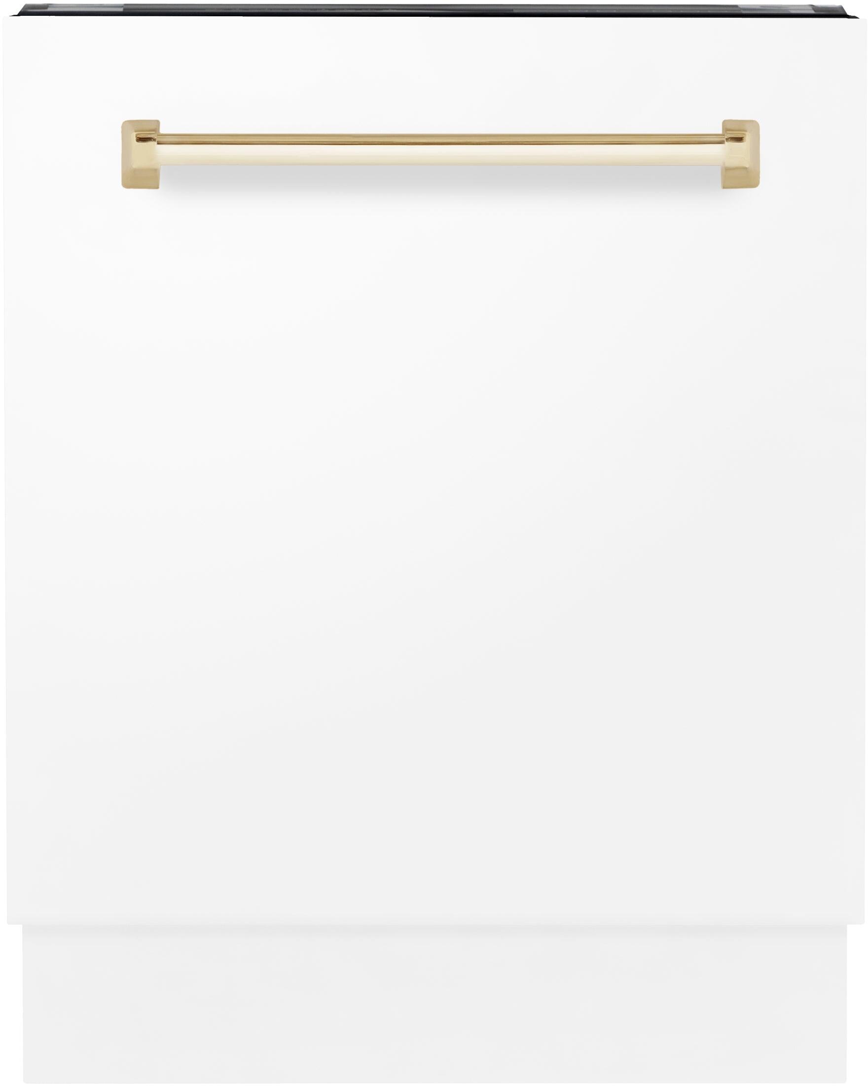 Z Line ZLINE DWVZWM24G Autograph Edition Series 24 Inch White Matte Built-In Fully Int