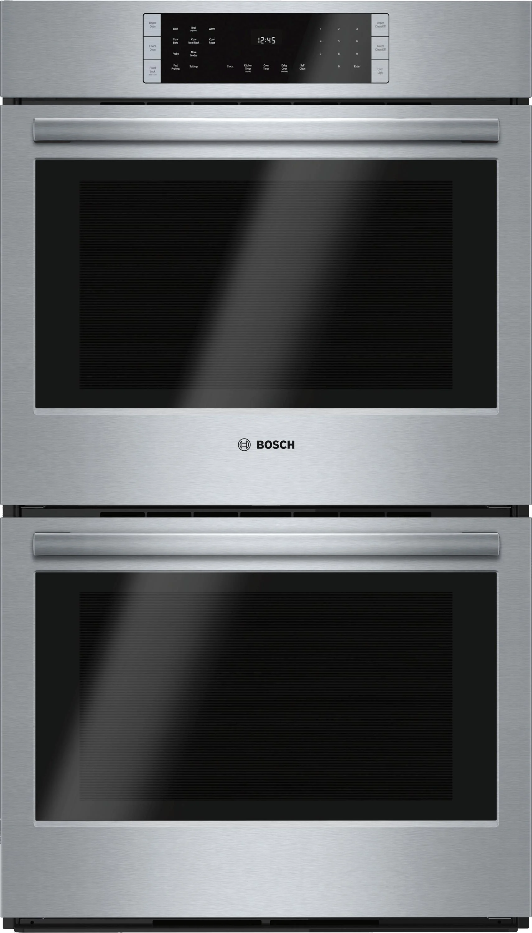 Bosch 800 Series 30" Stainless Steel Electric Double Wall Oven - Convection