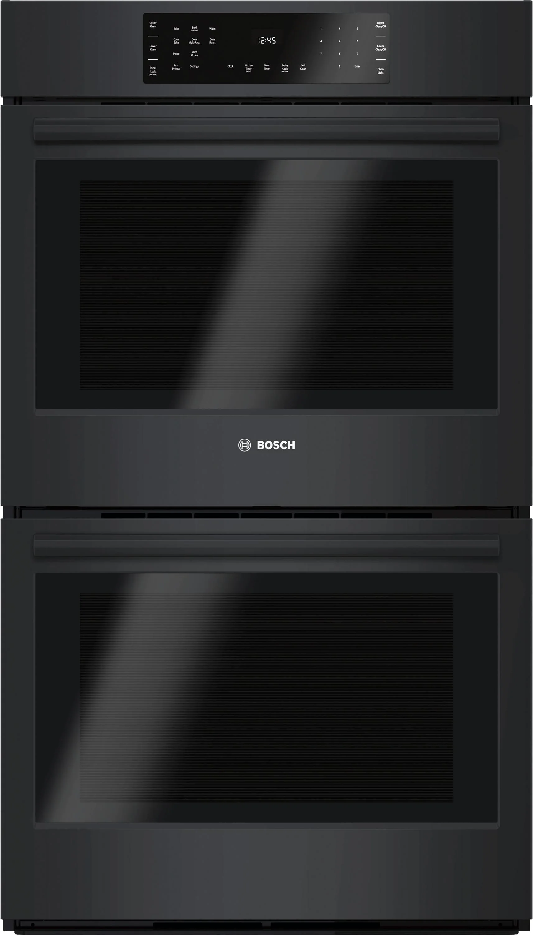 Bosch 800 Series 30" Black Electric Double Wall Oven - Convection