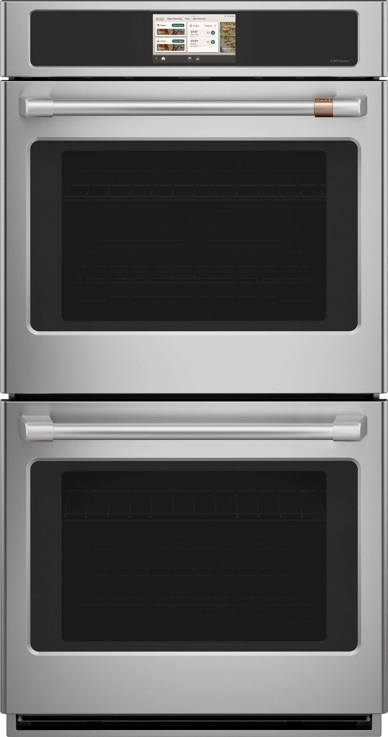 Cafe Professional Series 27 Inch Smart Built-In Convection Double Wall Oven: Stainless