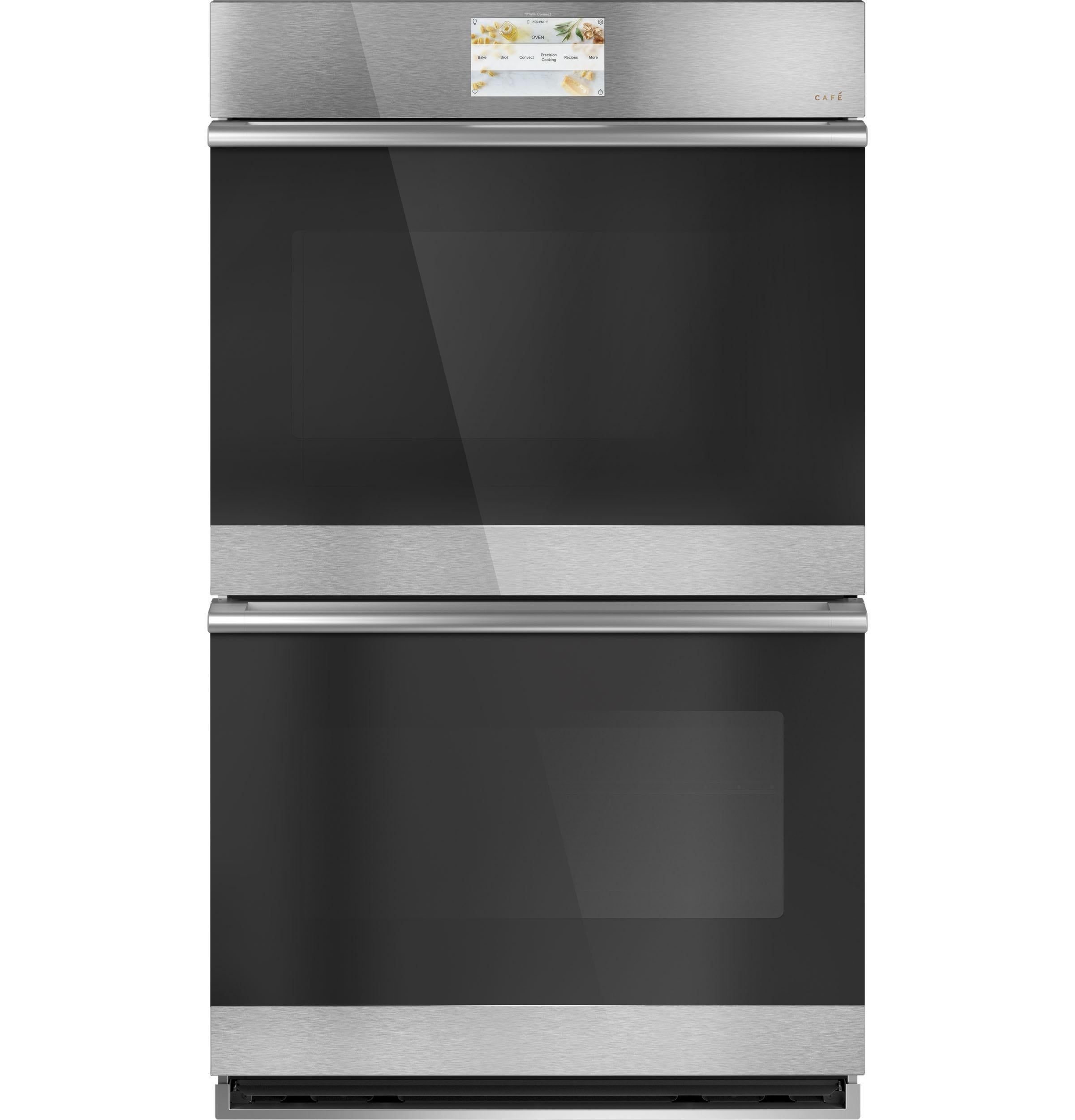 Cafe 30" Platinum Electric Double Wall Oven - Convection
