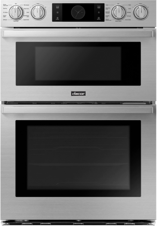 Dacor DOC30P977DS Transitional Series 30 Inch Stainless Steel 7 cu. ft. Total Capacity Electric Double Wall Oven/Microwave Combo Steam Oven