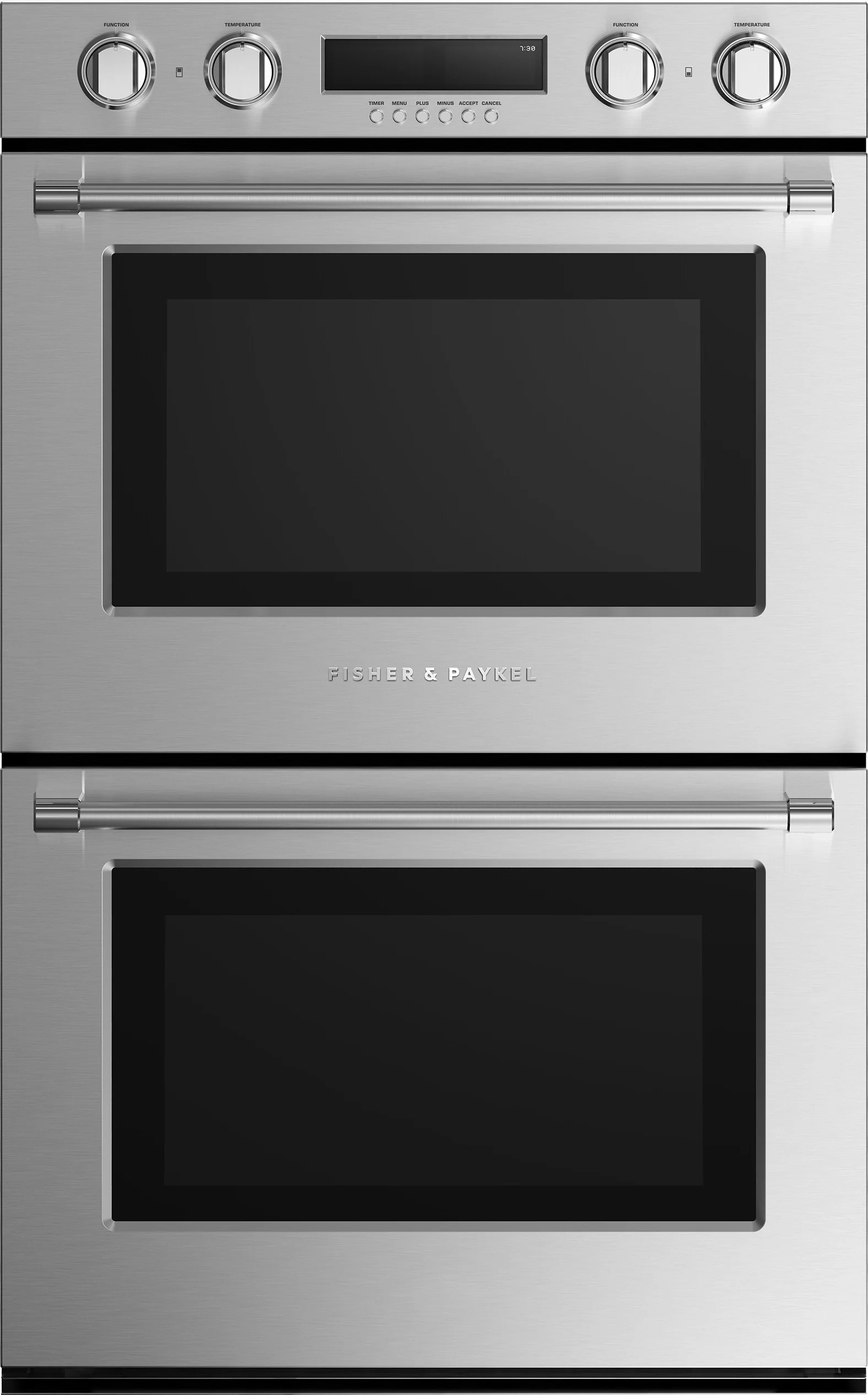 Fisher Paykel Professional 30" 8.2 cu. ft. Stainless Steel Electric Double Wall Oven - Convection
