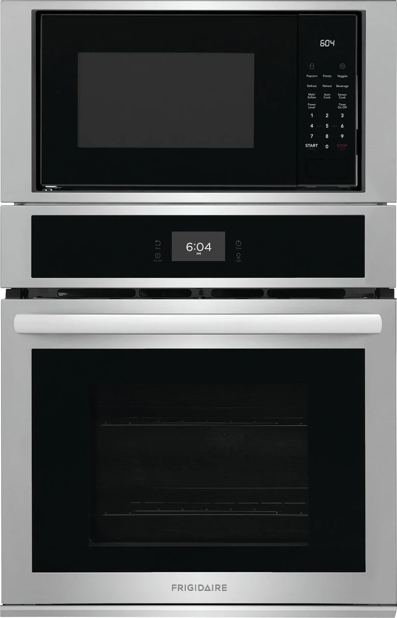 Frigidaire FCWM2727AS 27 Inch Stainless Steel 5.4 cu. ft. Total Capacity Electric Double Wall Oven/Microwave Combo Oven