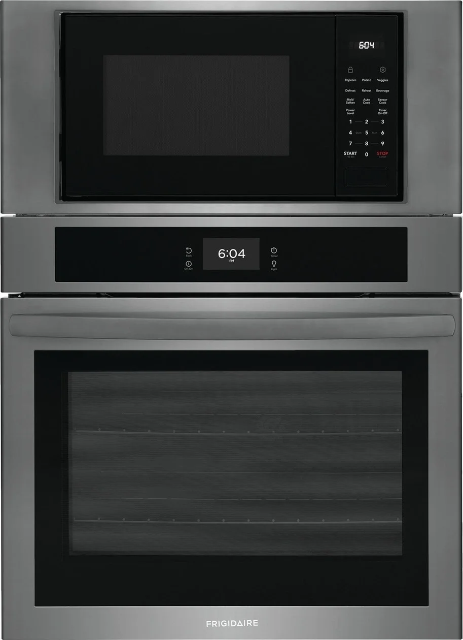 Frigidaire FCWM3027AD 30 Inch Black Stainless Steel Electric Oven/Microwave Combo Oven