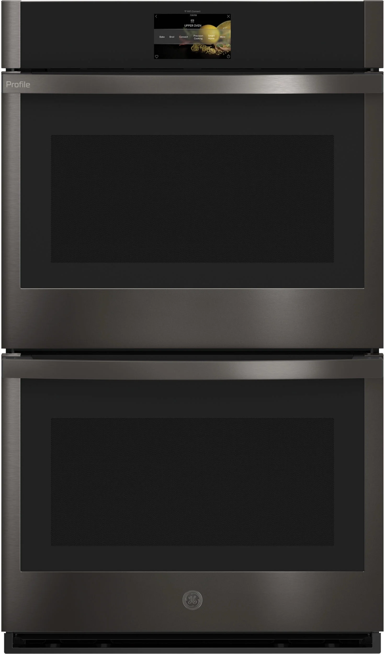 GE Profile 30" Black Stainless Steel Electric Double Wall Oven - Convection