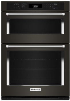 KitchenAid KOEC530PBS 30 Inch Combination Electric Wall Oven Black Stainless Steel with PrintShield Finish