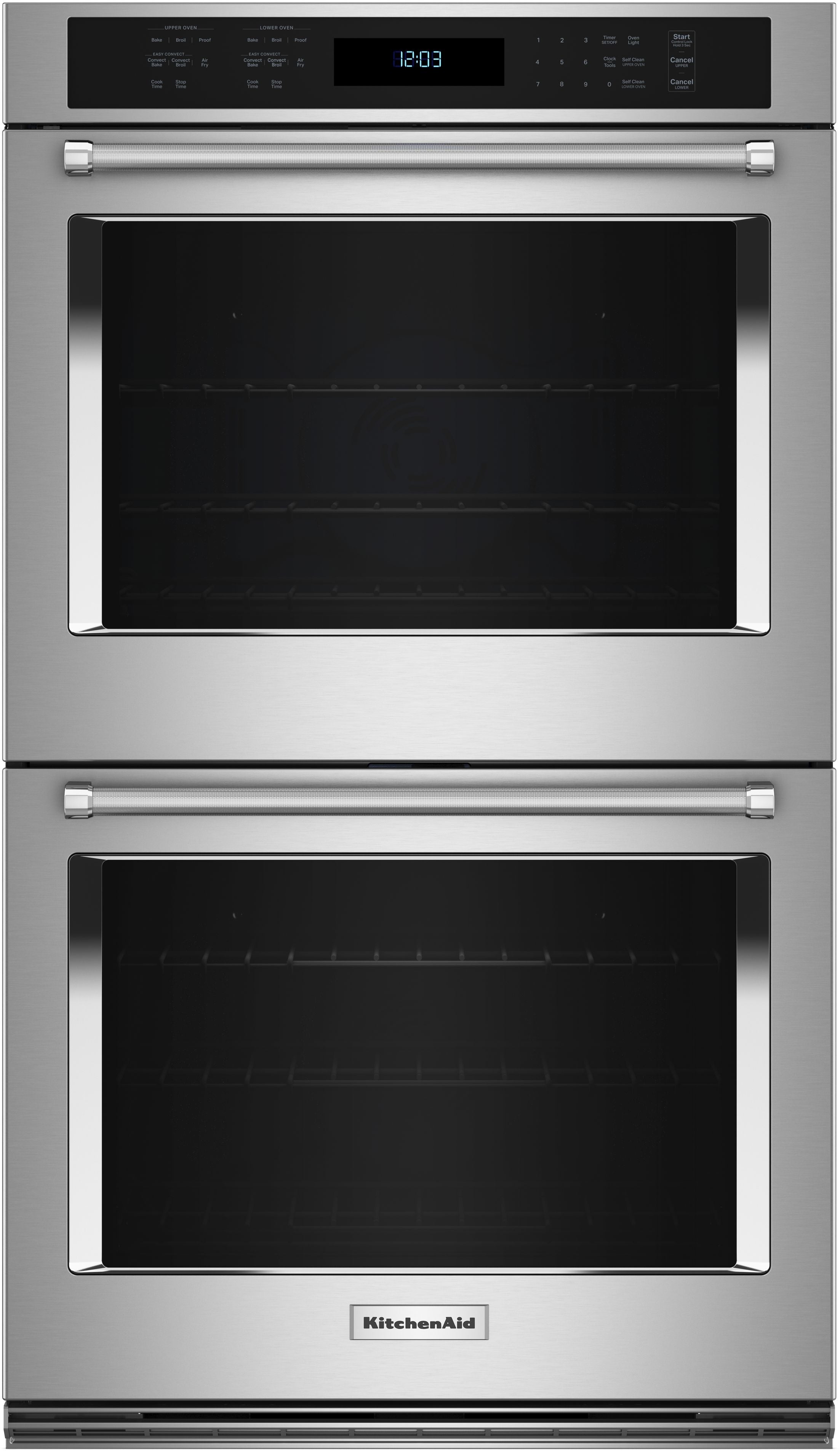 KitchenAid KOED530PPS 30 Inch Double Wall Oven Stainless Steel with PrintShield Finish