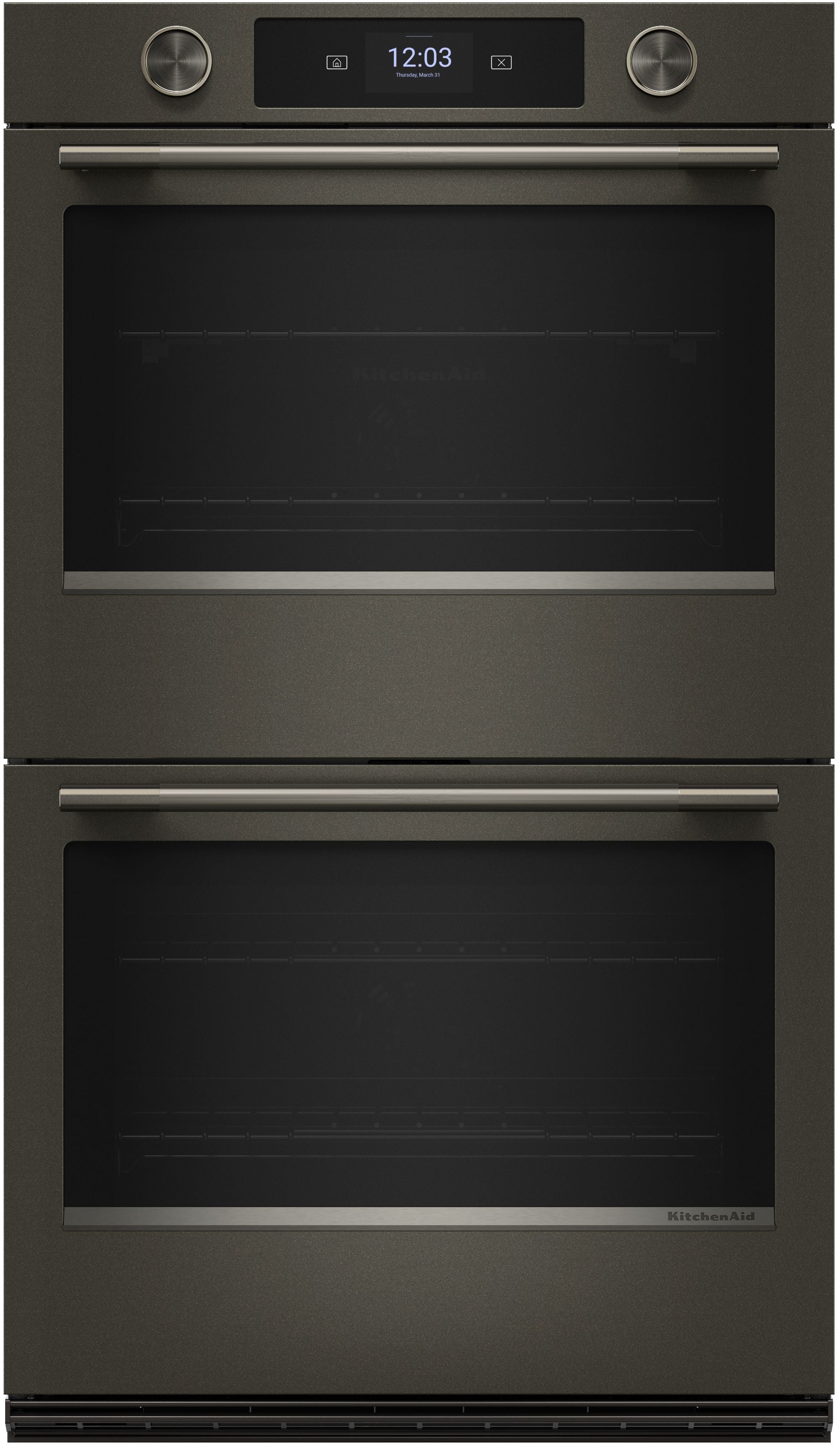 KitchenAid KOED730SBE 30 Inch Smart Double Wall Oven Black Ore