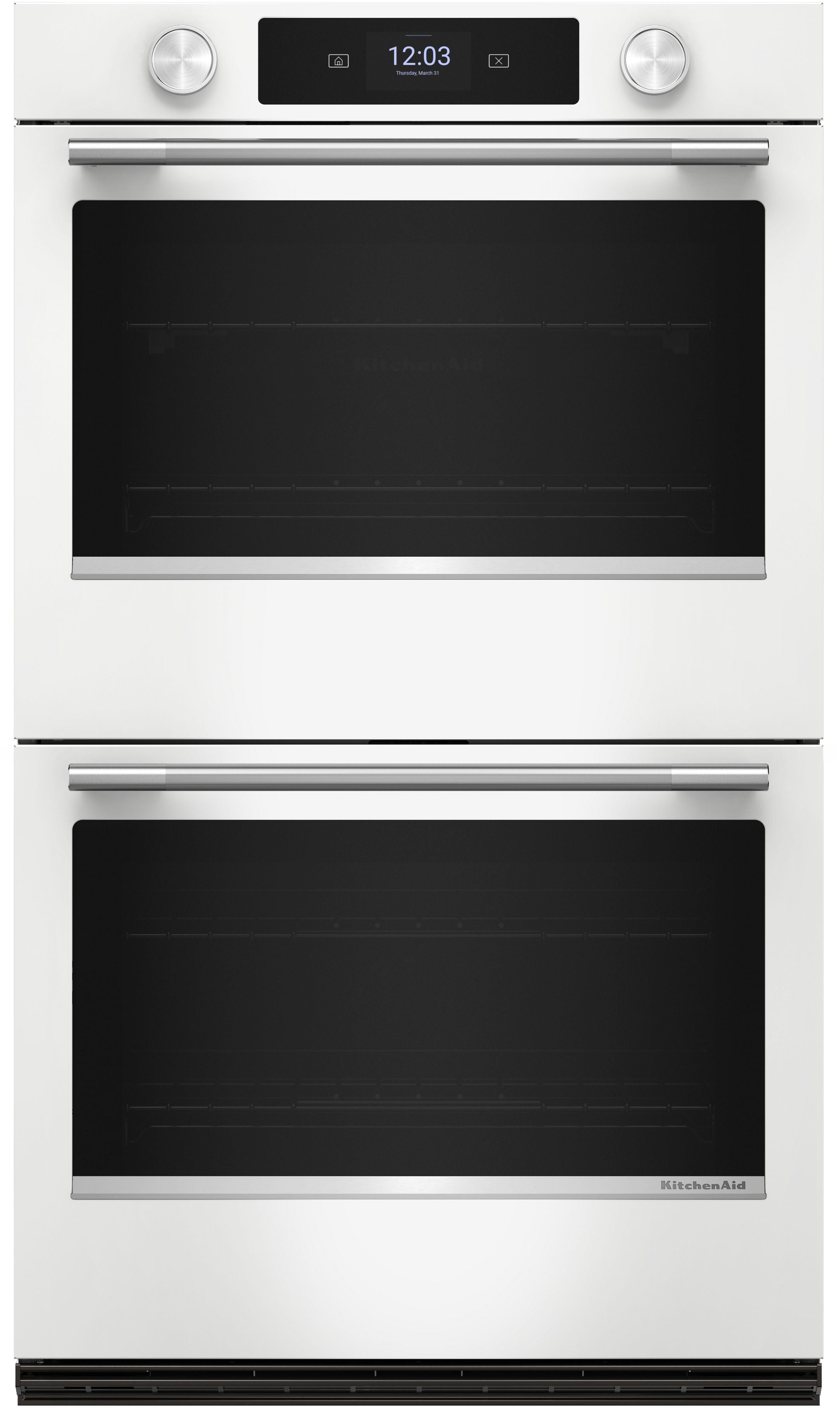 KitchenAid KOED730SWH 30 Inch Smart Double Wall Oven White
