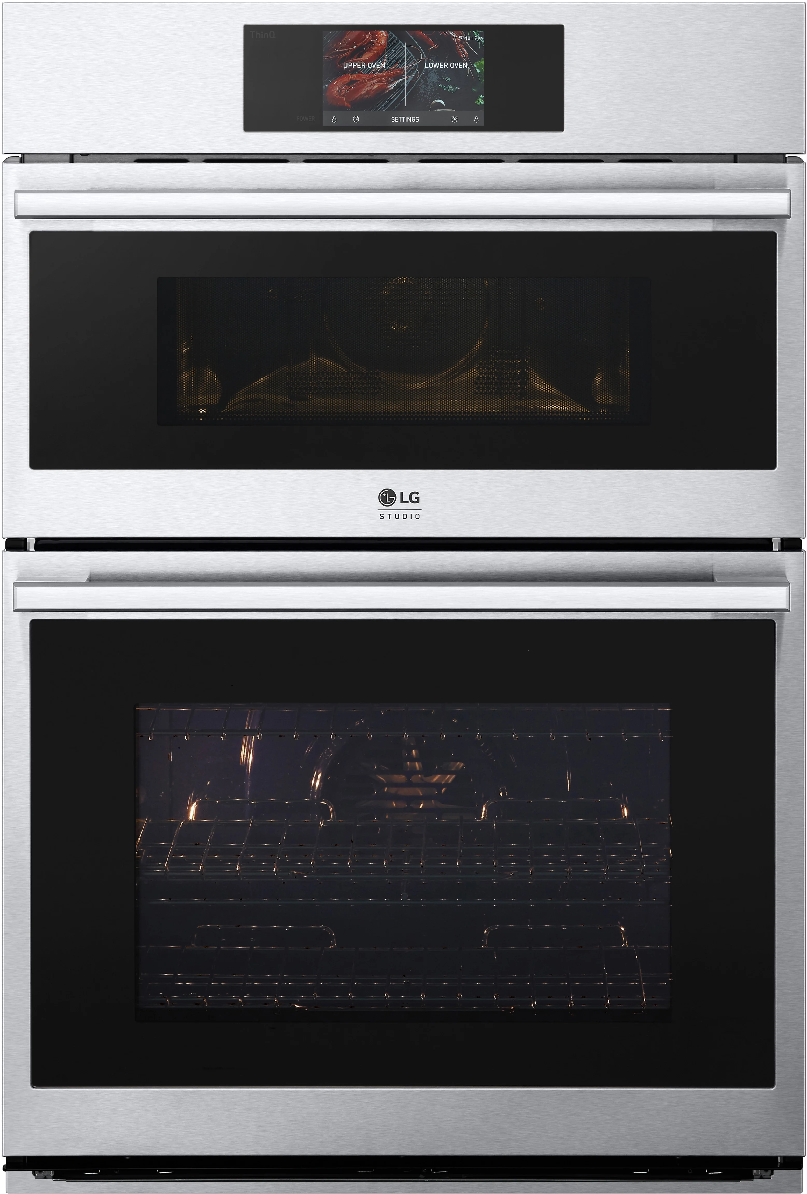 LG Studio 30 Inch 6.4 cu. ft. Total Capacity Electric Double Wall Oven