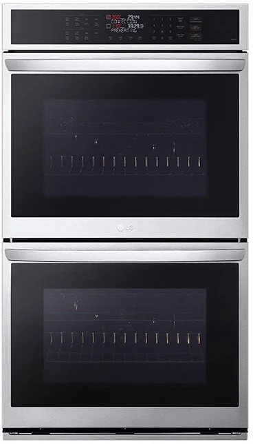 LG WDEP9423F 30 Inch Printproof Stainless Steel Electric Double Wall Oven