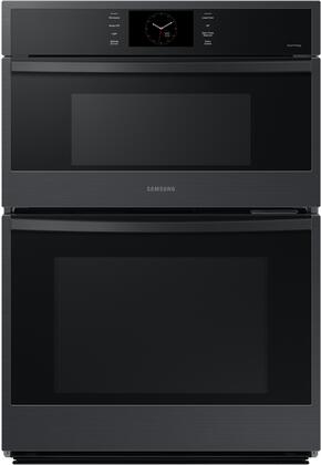 Samsung NQ70CG600DMT 30 Inch Matte Black Steel Electric Oven/Microwave Combo Oven