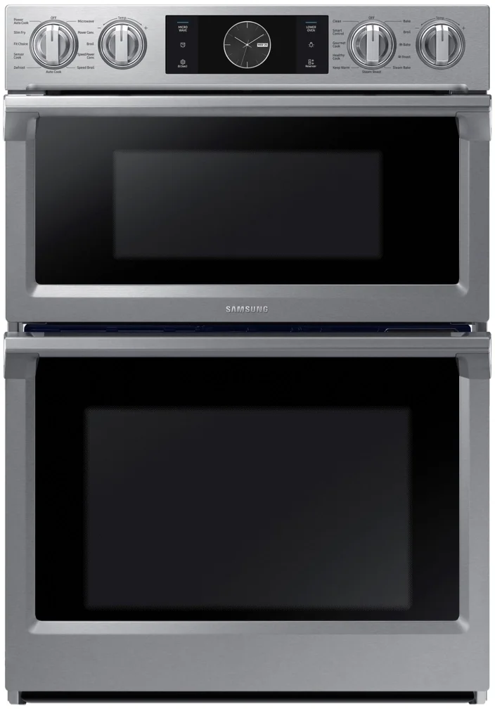 Samsung 30 Inch Electric Double Wall Steam Oven/Microwave Combo