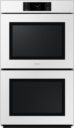 Samsung NV51CB700D12 Bespoke Series 30 Inch White Glass Electric Double Wall Oven