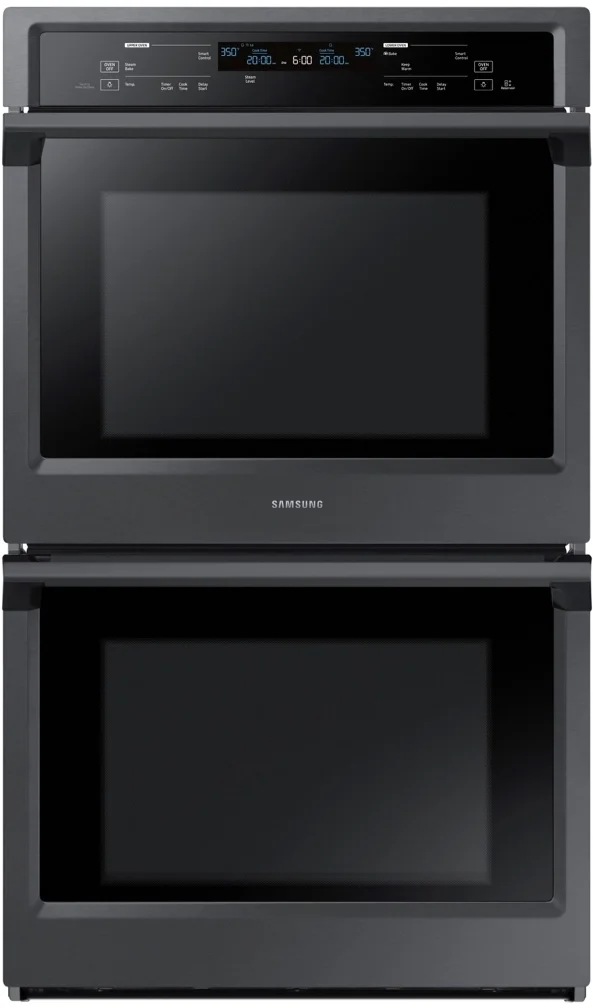Samsung 30" Black Stainless Steel Electric Double Wall Oven - Convection