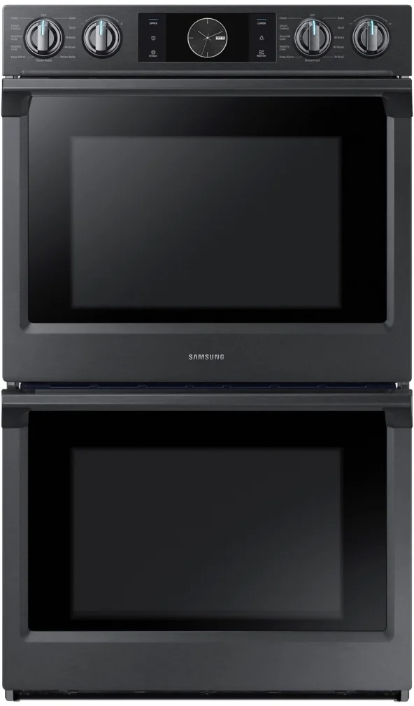 Samsung 30" Black Stainless Steel Electric Double Wall Oven - Convection
