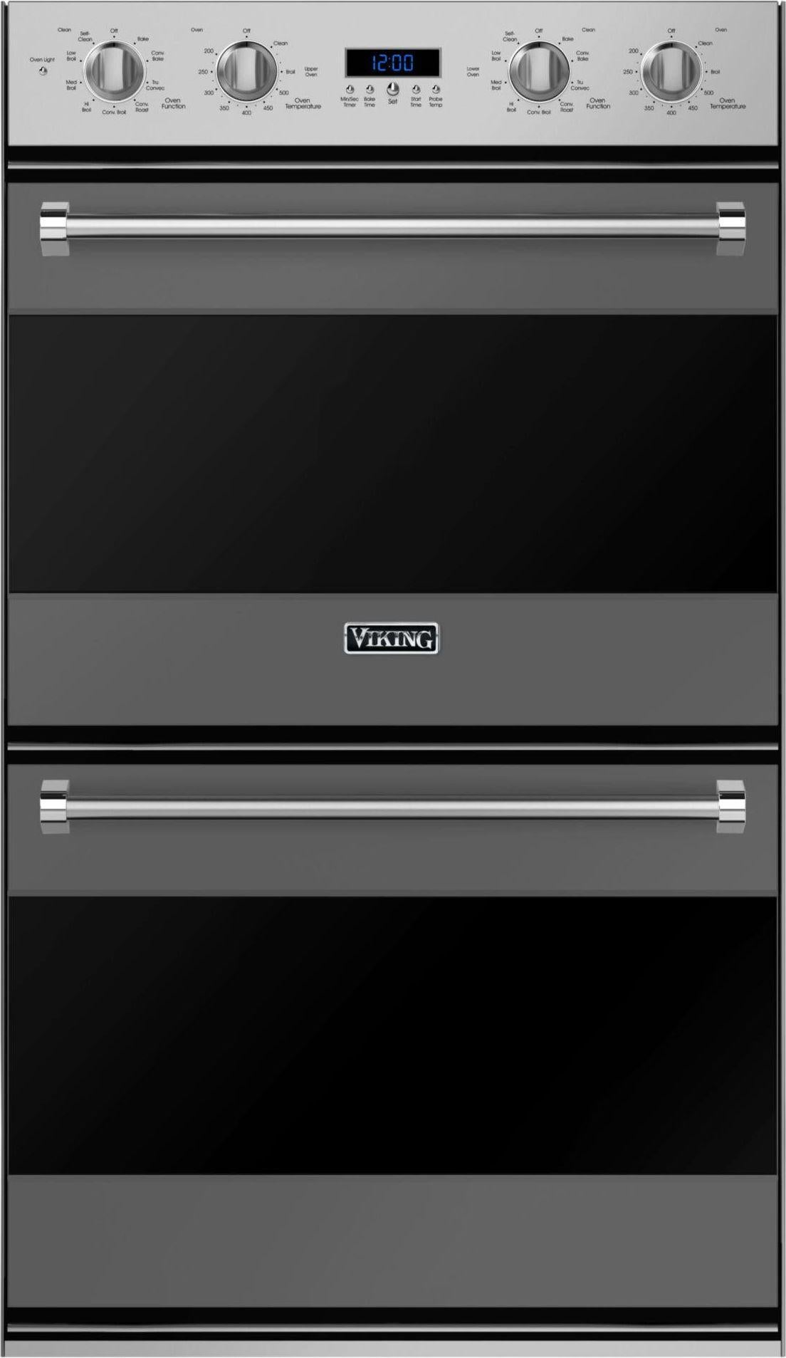 Viking RVDOE330DG 3 Series 30 Inch Damascus Grey Electric Double Wall  Oven