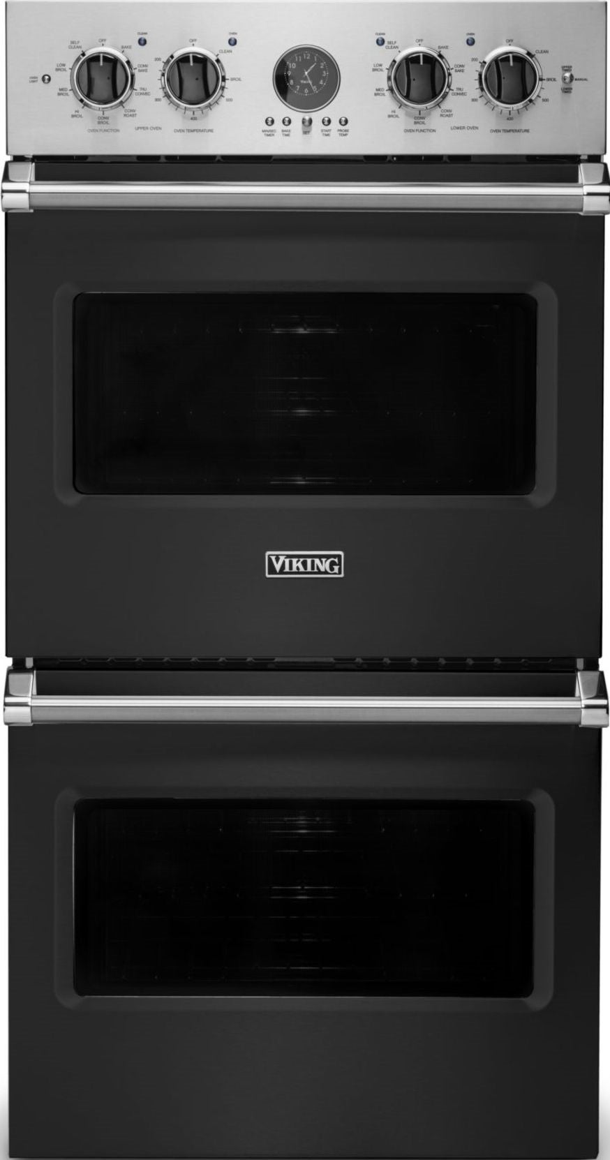 Viking VDOE527CS 5 Series 27 Inch Cast Black Electric Double Wall Oven