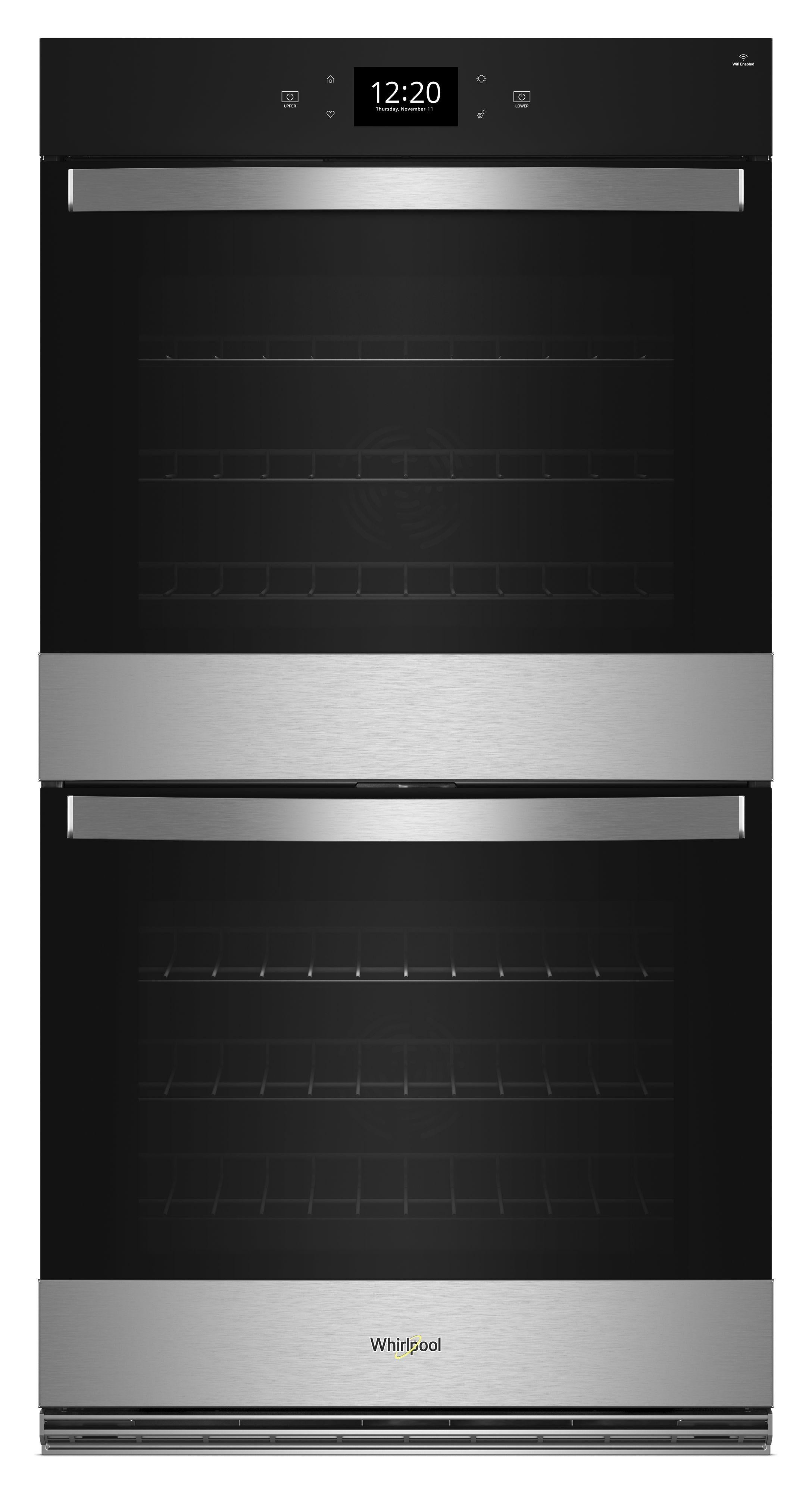 Whirlpool WOED7030PZ 30 Inch Fingerprint Resistant Stainless Steel Electric Double Wall Oven