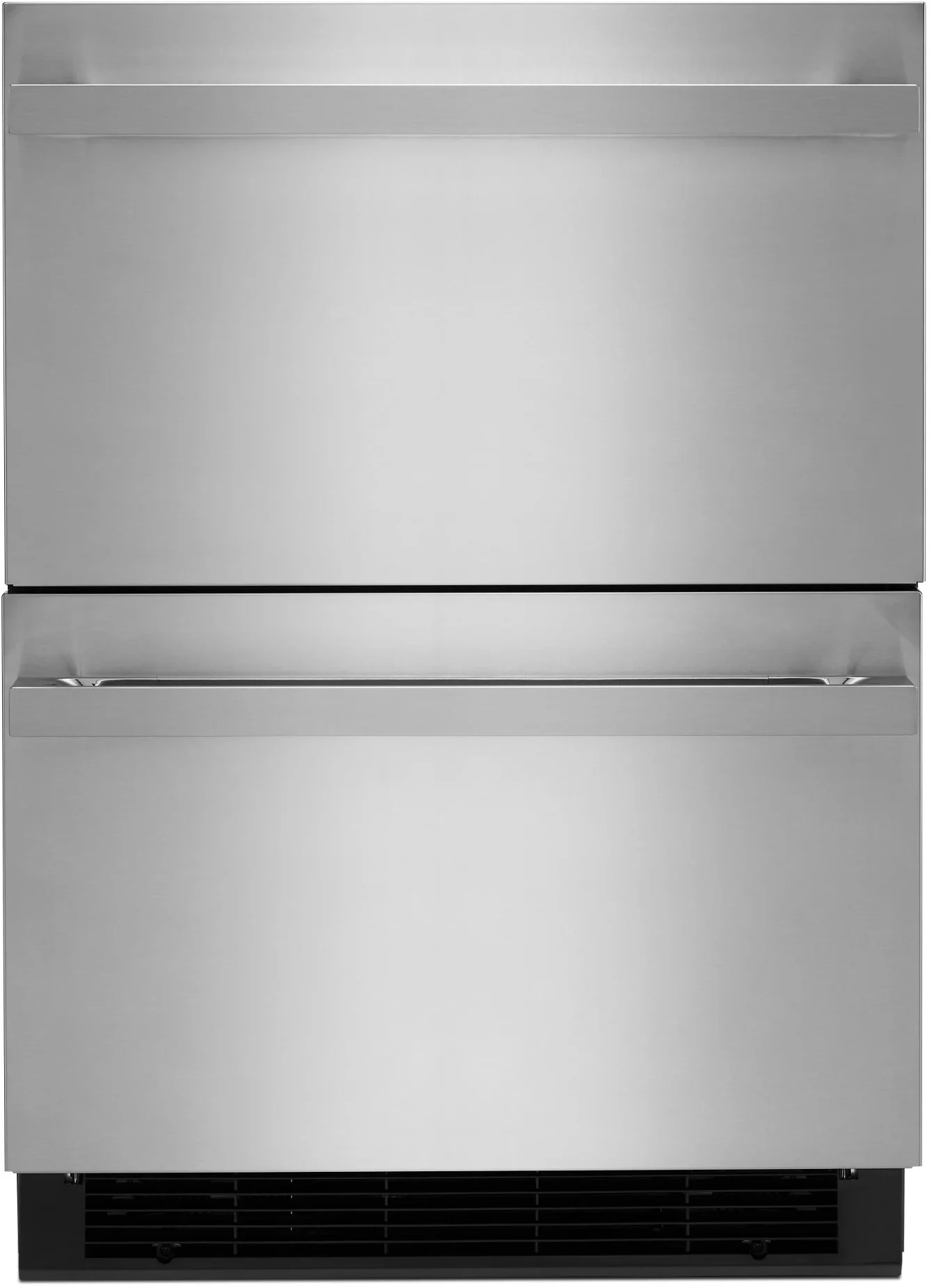 Jenn Air JUDFP242HM 24 Inch, 4.7 Cu. Ft. Built-In Under Counter Double-Refrigerator Stainless Steel