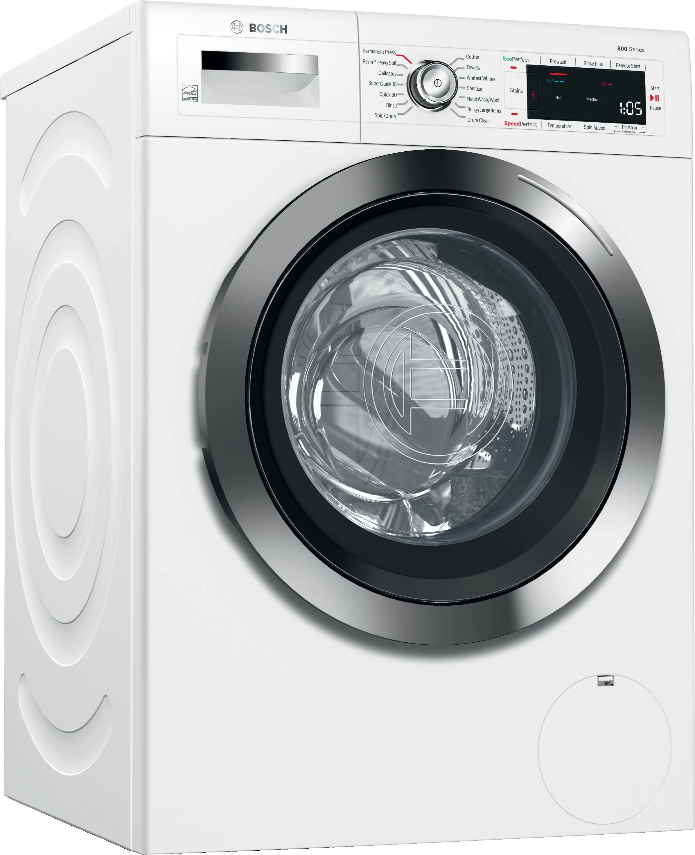 Bosch 800 Series 2.2 cu. ft. 24 Inch Front Load Washer