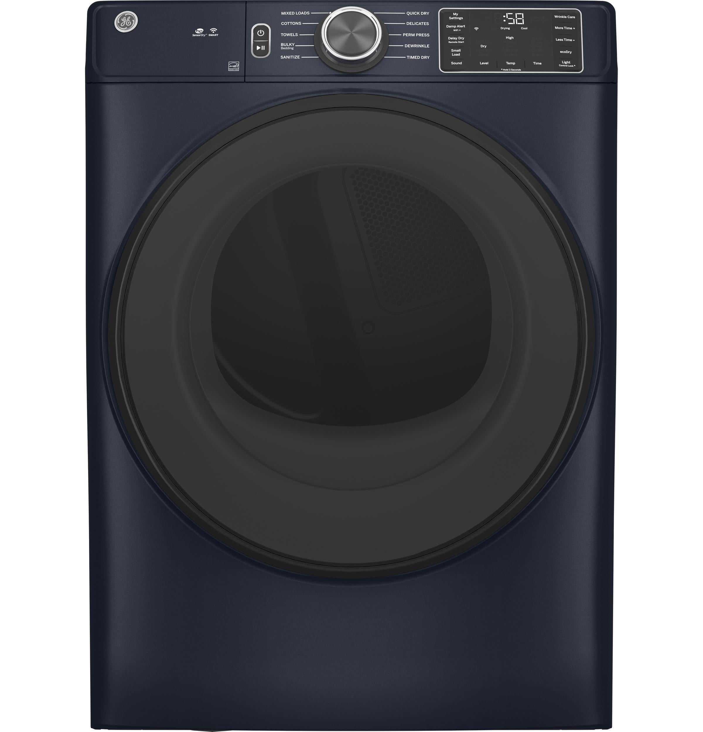 GE GFD55GSPRRS 28 Inch Gas Dryer with 7.8 cu. ft. Capacity